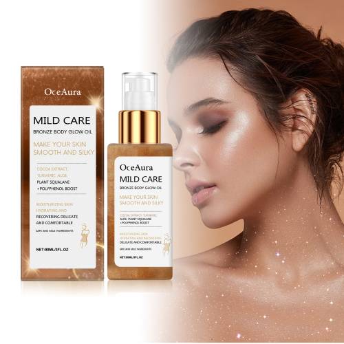 Rosaguld bronzer shimmer-kropsolie