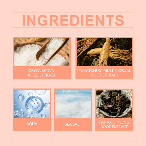 Havsalt teksturspray med ris og ginseng