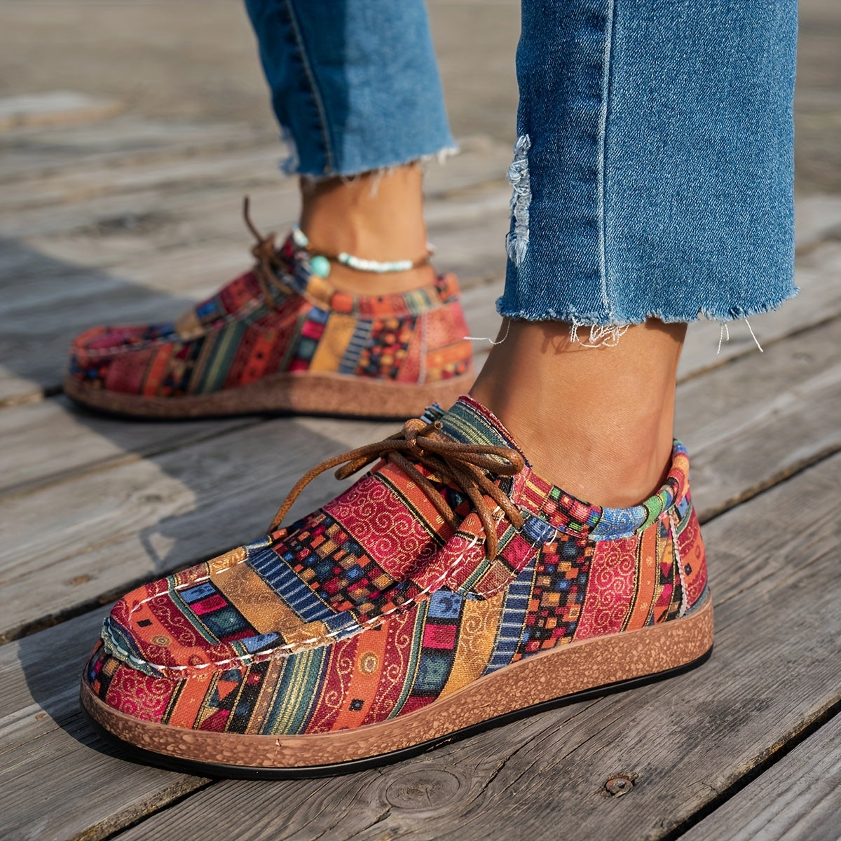 Happy™ ColorfulShoes: Stilfuldt Moderne Design Damefodtøj