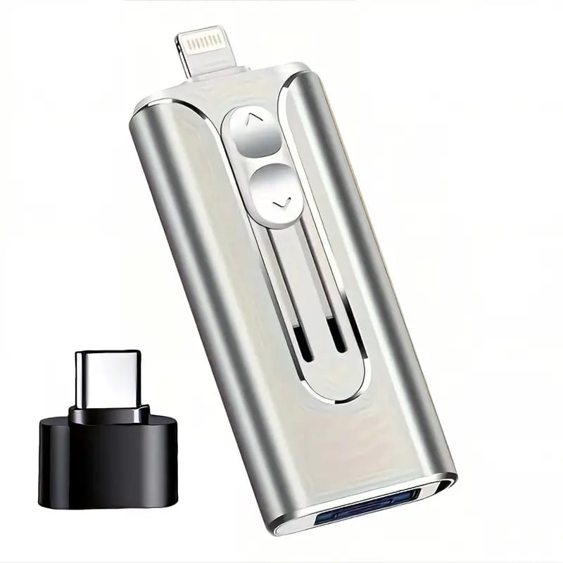 USBDrive - Kompakt Og Holdbar Multi‑Enhed 4‑I‑1 USB-Flashdrev