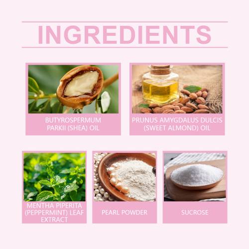Mynteperle bodyscrub med shea og mandel