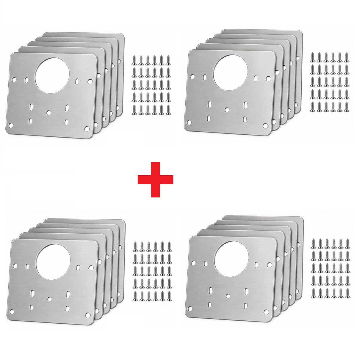 HingePlate 1+1 GRATIS: DIY Møbler Hængsler Reparation Sideplade