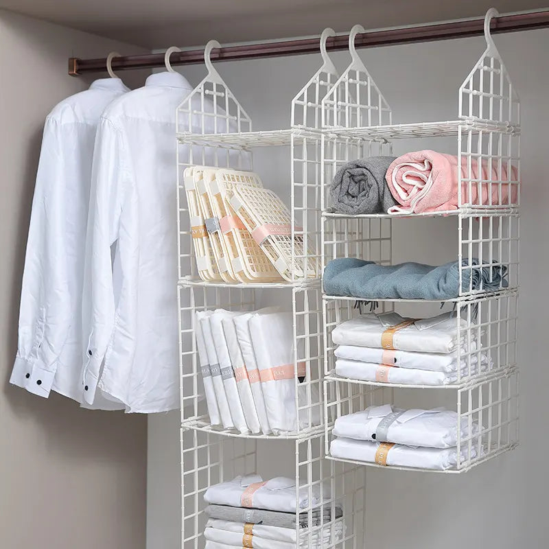 GlideHold® HangingOrganizer: Pladsbesparende Multi-Lags Vertikal Hængende OpbevaringsOrganizer