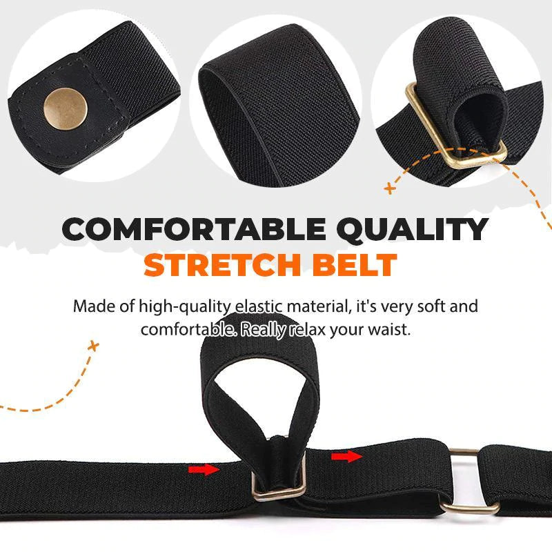Icone™ ElasticBelt 1+1 GRATIS: Spændefri Usynlige Elastiske Taljebælter