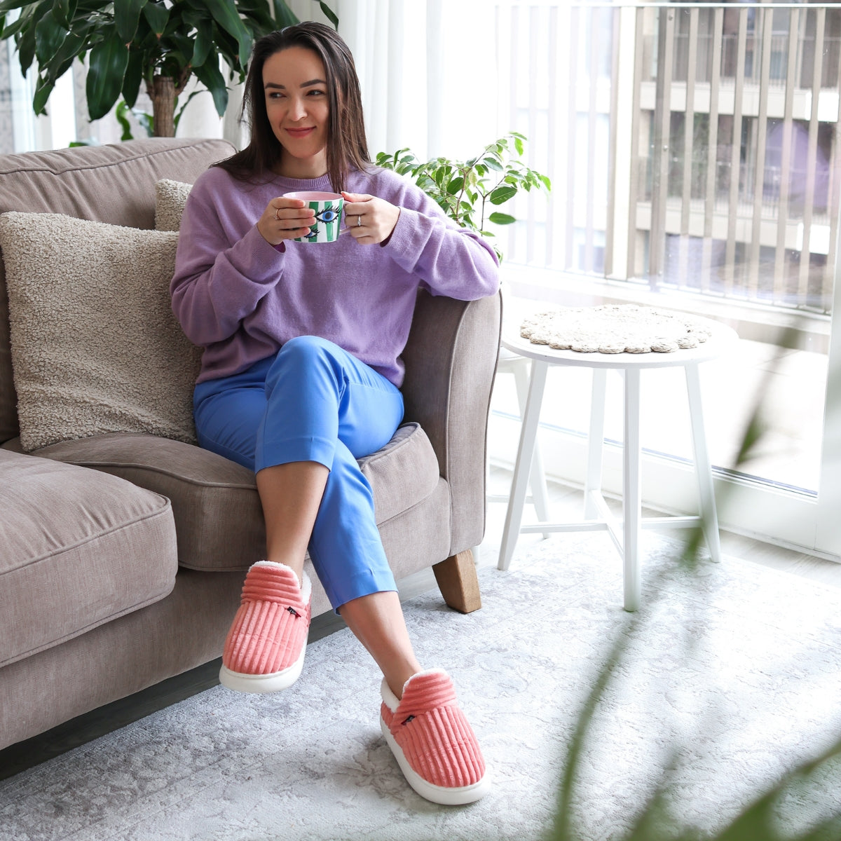Happy™ CozySlippers: Unisex Vinter Fodtøj Komfortabelt Varmt Tøfler