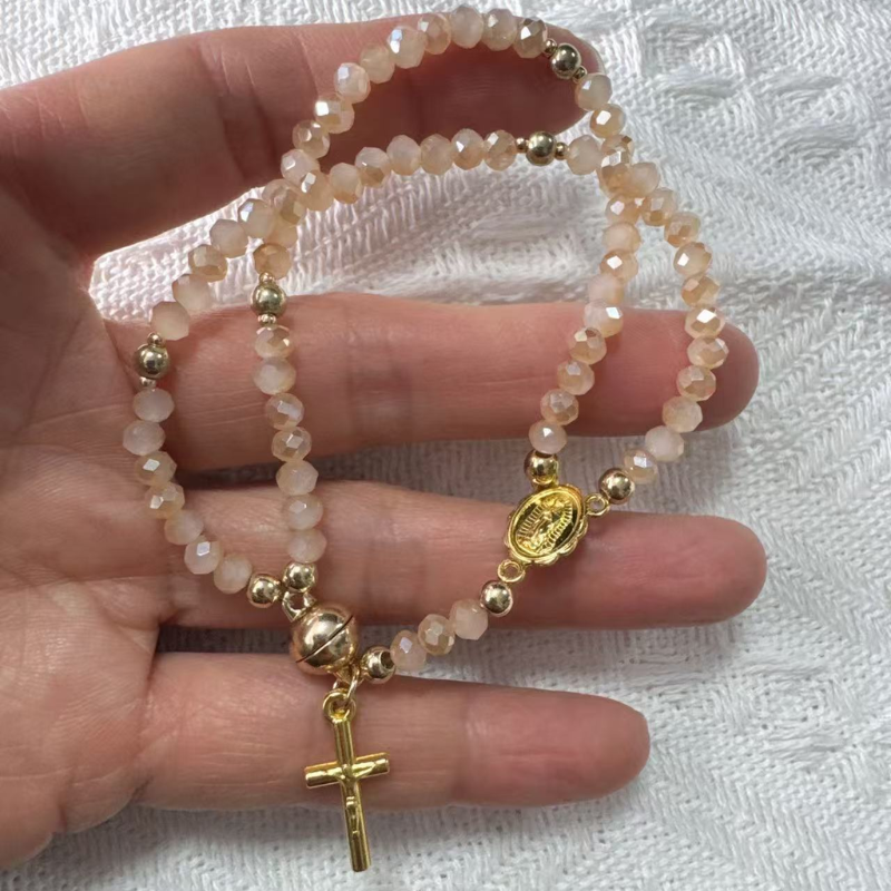 Jewelance™ RosaryBracelet 1+1 GRATIS: Magnetisk Lukning Klassisk Rosenkransarmbånd