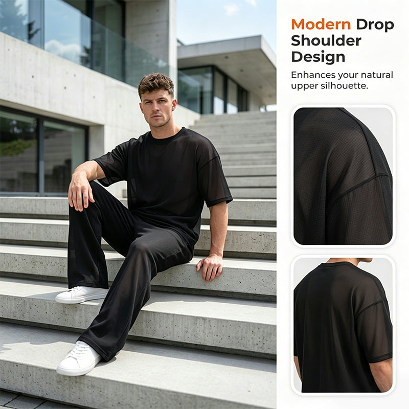 Icone™ RelaxedOutfit - Mænds Hverdags Matchende Afslappet Outfit Sæt