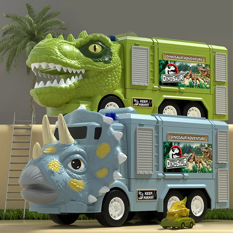 Kletshuts™ DinoTruck: Dinosaur Lastbil Legetøjssæt Med Lys Og Musik