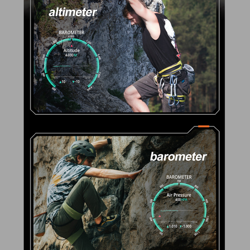 SwiftTime smartwatch med GPS, opkald og LED-lygte
