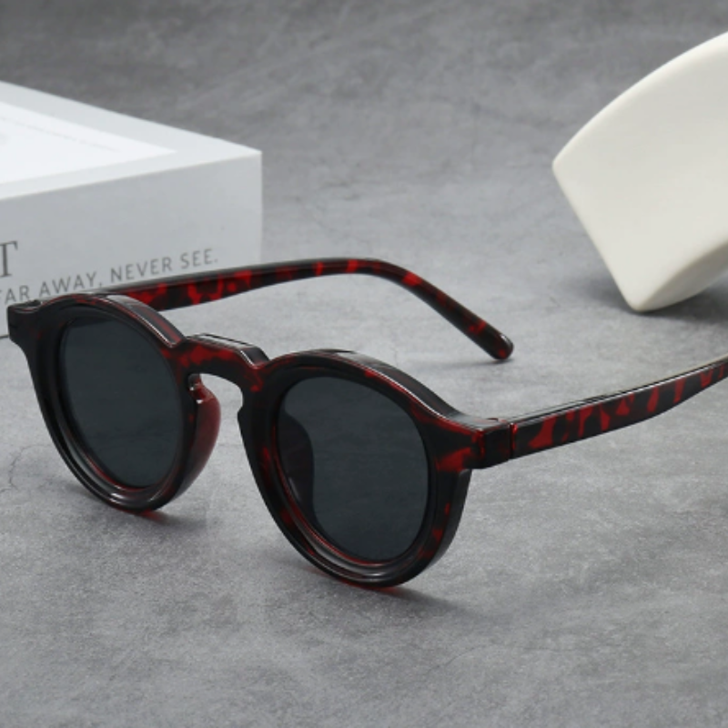 RetroSunglasses 1+1 GRATIS - Vintage Rund Ramme Retro Solbriller