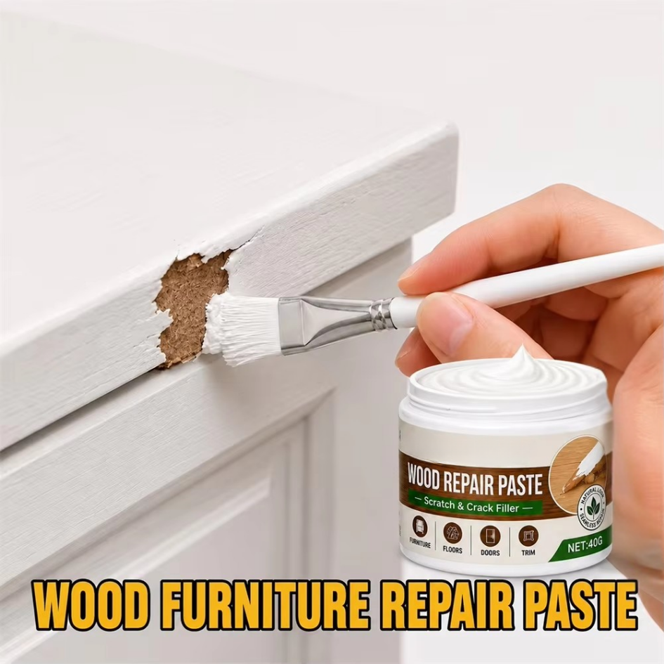 WoodRepair 1+1 GRATIS: Træmøbelreparation Rids- Og Revnefyldepasta