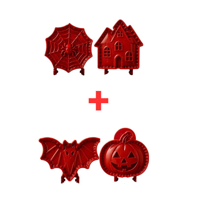 Globetrek° HalloweenMold 2+2 GRATIS - Halloween Mini Hånd Pie Form Sæt