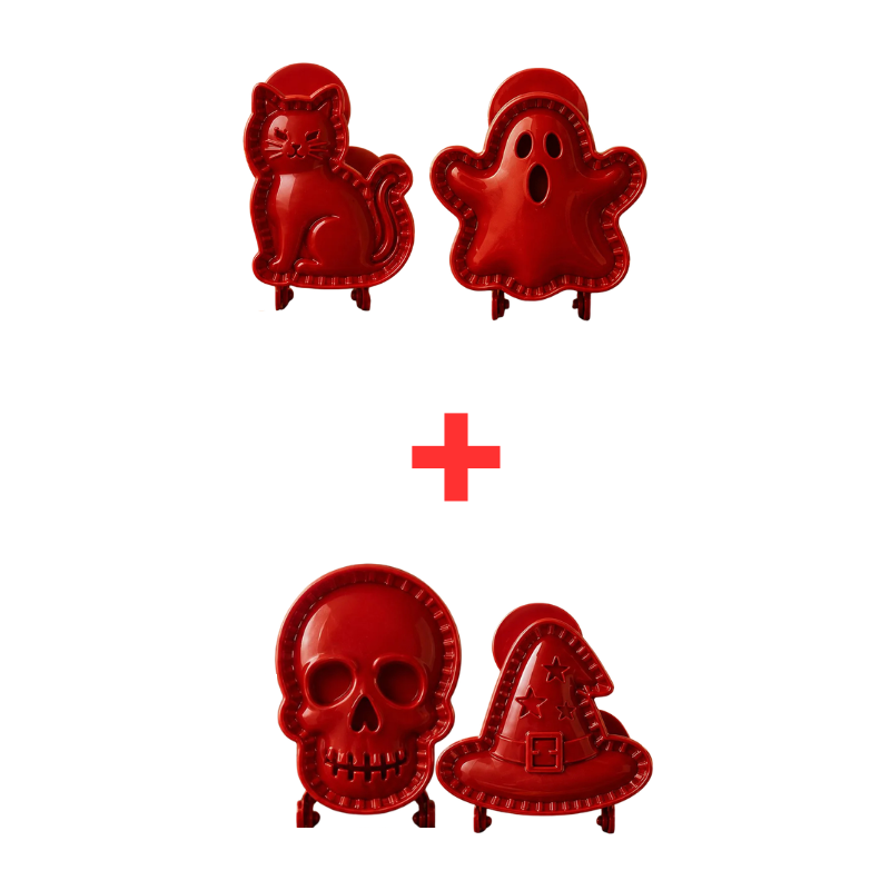 Globetrek° HalloweenMold 2+2 GRATIS - Halloween Mini Hånd Pie Form Sæt