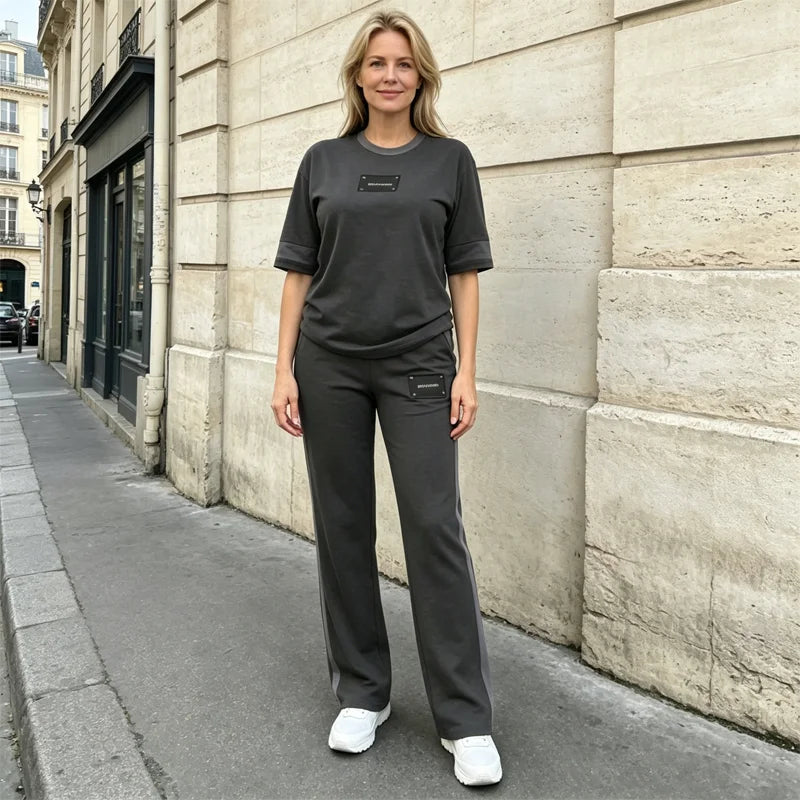 Icone™ RelaxedSet - Kvinders Casual Afslappet To-Delt Matchende Outfit Sæt