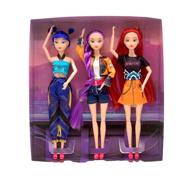 Kletshuts™ CharacterDolls: K-Pop Kvindelig Karakter Jæger Dukke Sæt
