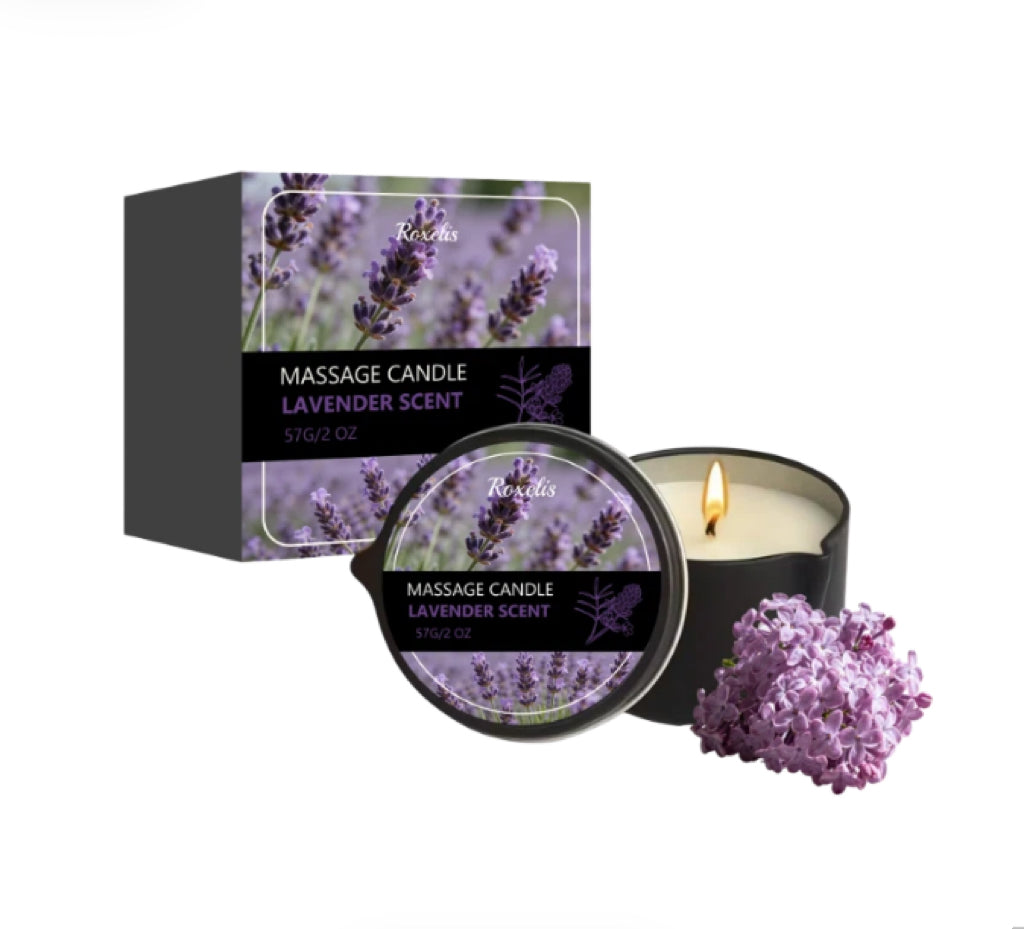 Lavendel duftlys til en rolig stemning