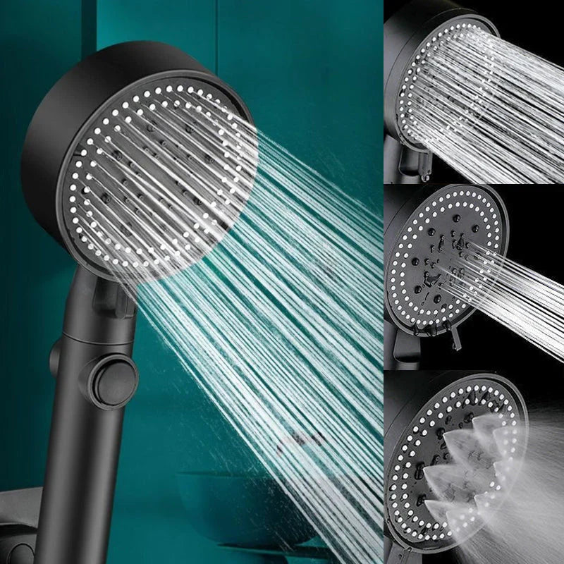 Borhe® PressureShower - 5 i 1 Højt Tryk Bruser Hoved