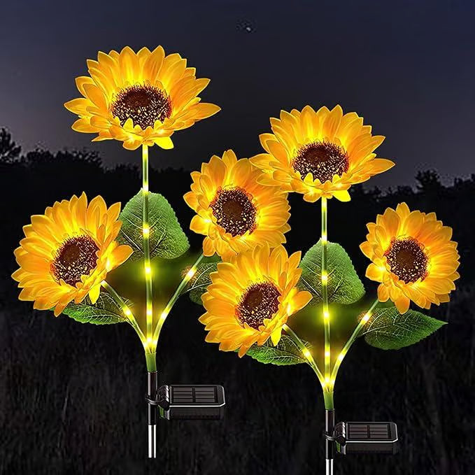 Ledsen™ SolarSunflower: Elegant Smart Solenergi Solsikke