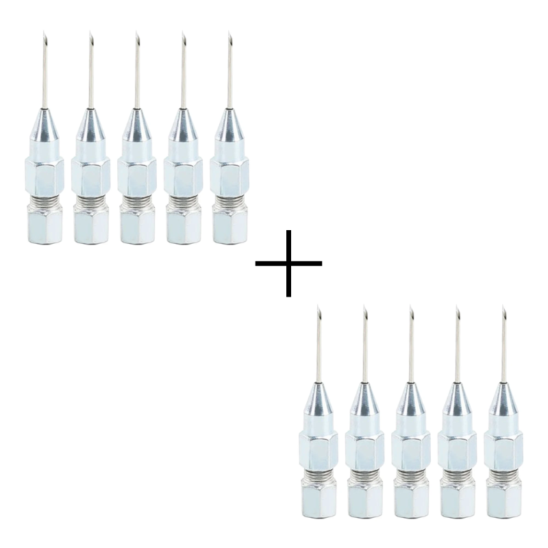 GreaseNeedle™ 1+1 GRATIS - Præcisions Heavy-Duty Smørefedt Sprøjte Adapter