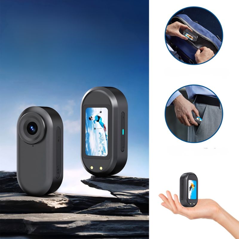 BodyCamera: Nem-Berøring Betjening HD Optagelse Håndfri Kompakt Krops Kamera