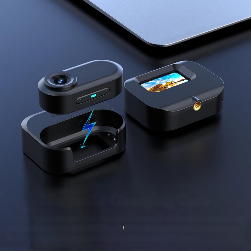BodyCamera: Nem-Berøring Betjening HD Optagelse Håndfri Kompakt Krops Kamera