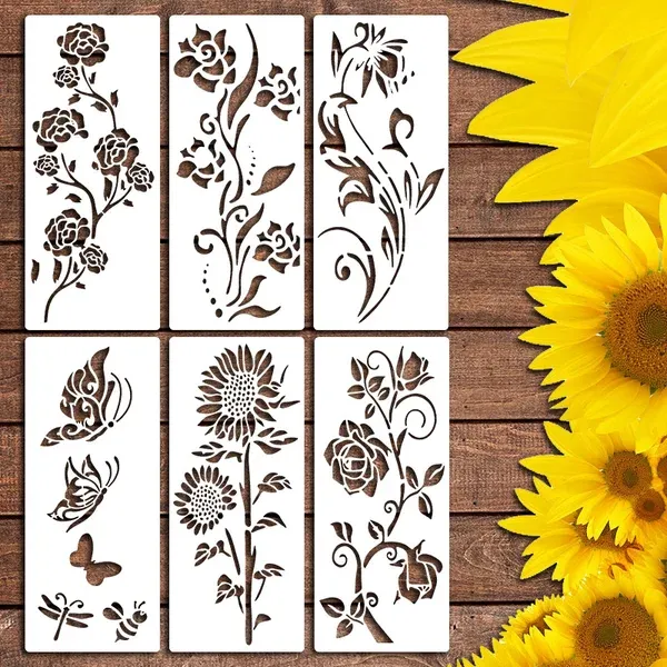 FlowerDecor - DIY Blomster Stencil Dekoration