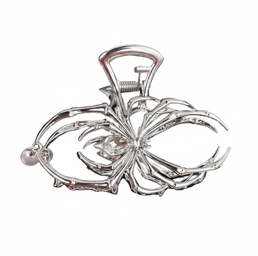 Rose® HairClaw 1+1 GRATIS: Stilfuld Gotisk Edderkop Design Hårklo Klemme Tilbehør