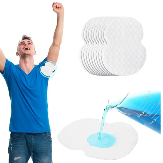 SweatPads 1 Sæt + 1 Sæt GRATIS: Åndbare Engangs Svedabsorberende Underarms puder