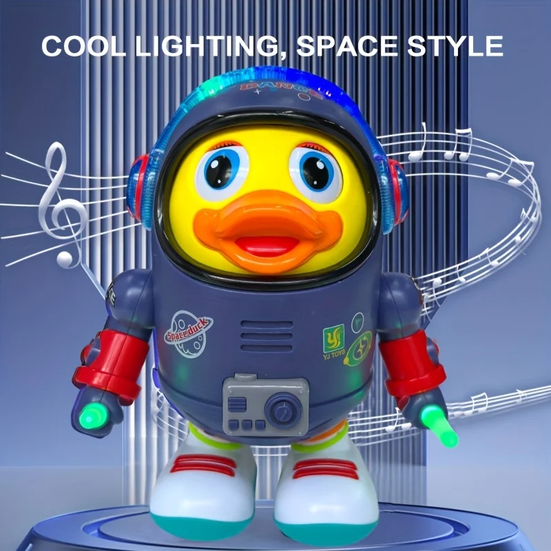 Kletshuts™ DancingDuck – Interaktiv Musikalsk Rum Dansende And Astronautlegetøj