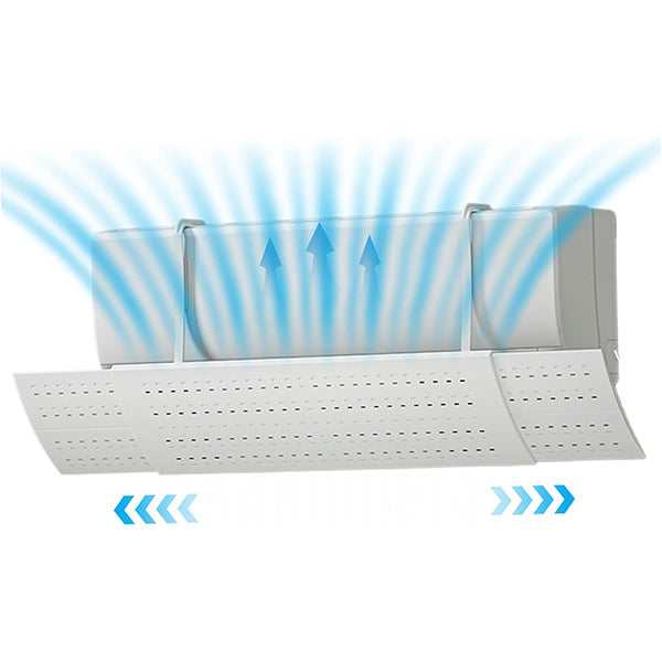 Globetrek° AirDeflector: Justerbar Air Conditioner Vindafleder