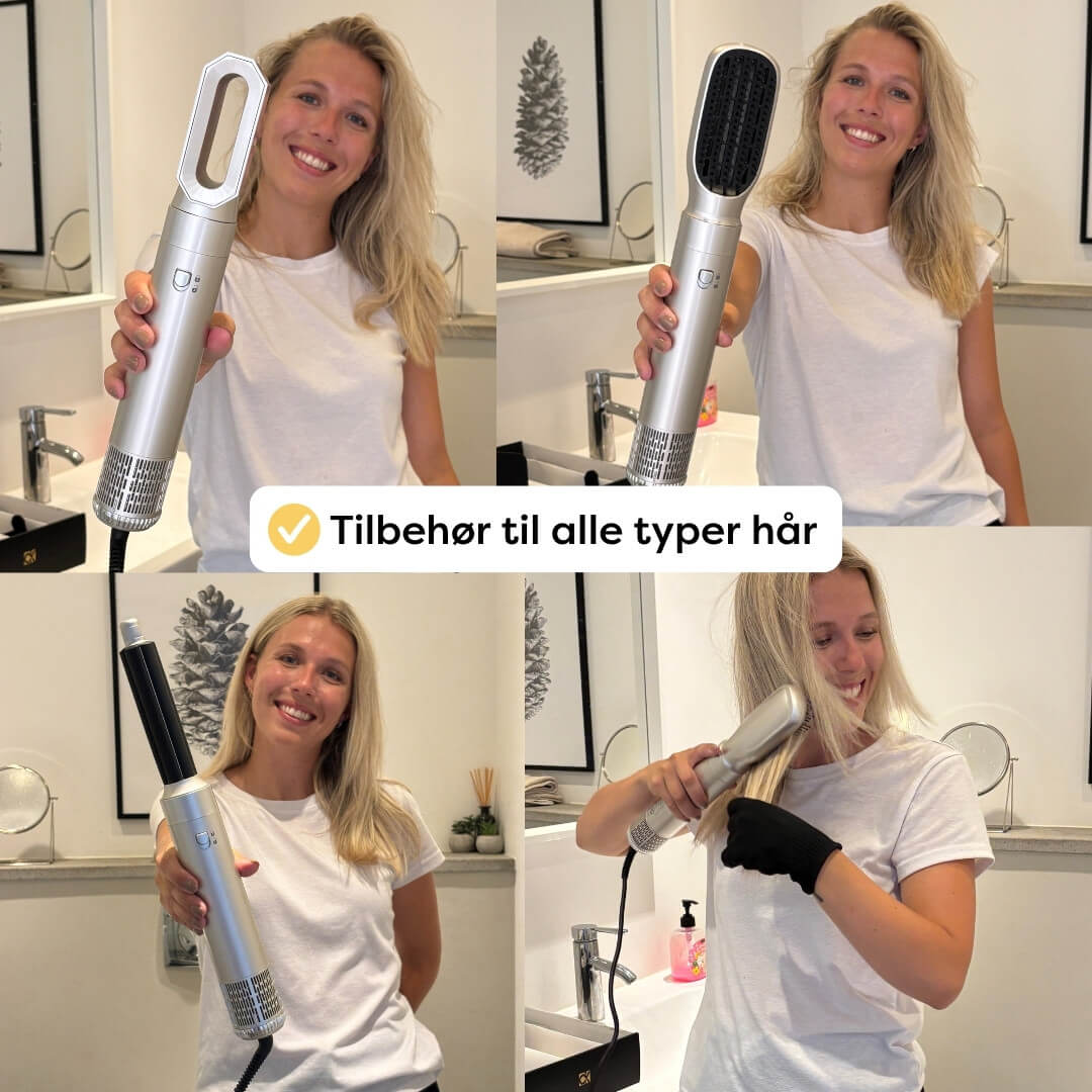 Nærbillede af detaljer på AirStyle Pro 6-i-1 multistyler med varmluft
