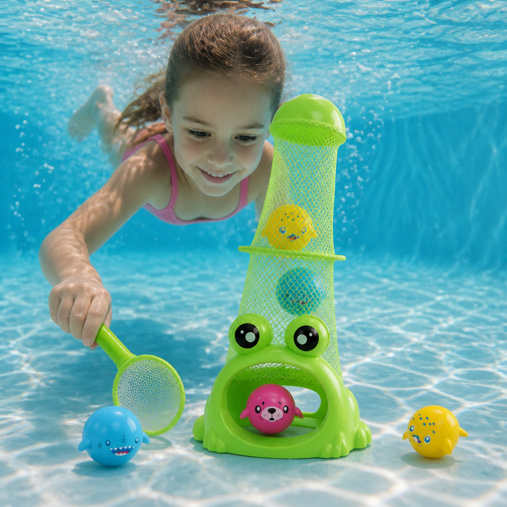 Kletshuts™ PoolToy: Svømme- Og Undervandsdykning Poollegetøj Sæt