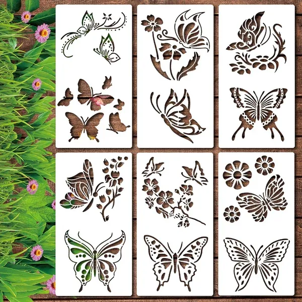 FlowerDecor - DIY Blomster Stencil Dekoration