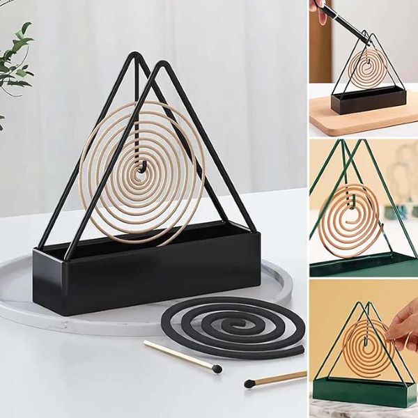 CoilHolder 1+2 GRATIS - Udendørs Og Indendørs Insektmiddel Stativ Myggebånd Holder