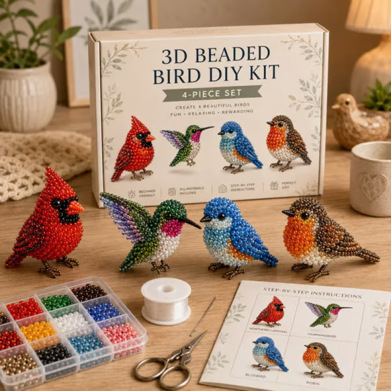 Kletshuts™ BeadCrafts: Begyndervenlig Sjov 3D DIY Perle Håndværk
