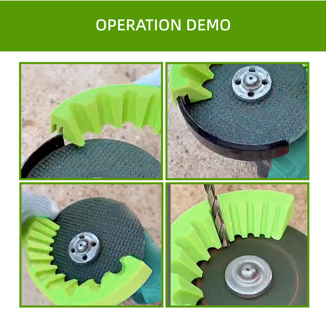 BitSharpener 1+2 GRATIS - Nem At Bruge Holdbar Vinkelsliber Tilbehør Bit Sliber