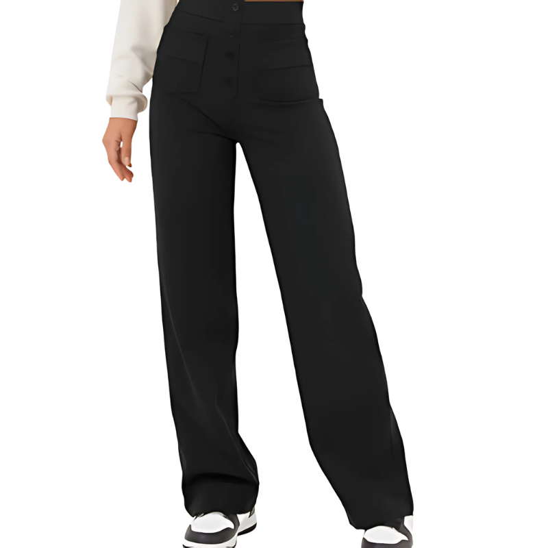 Icone™ FlexTrousers: Høj Taljet Alle Dag Komfort Fleksibel Bukser