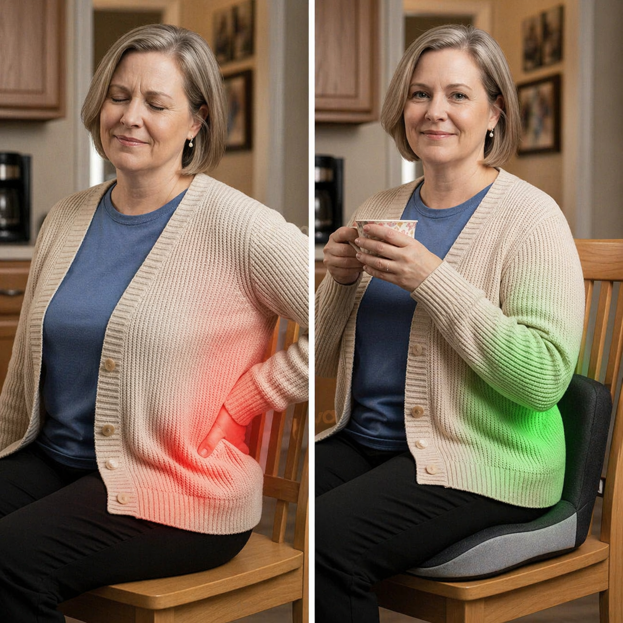 StøttePude – Ergonomisk siddepude til lindring af rygsmerte