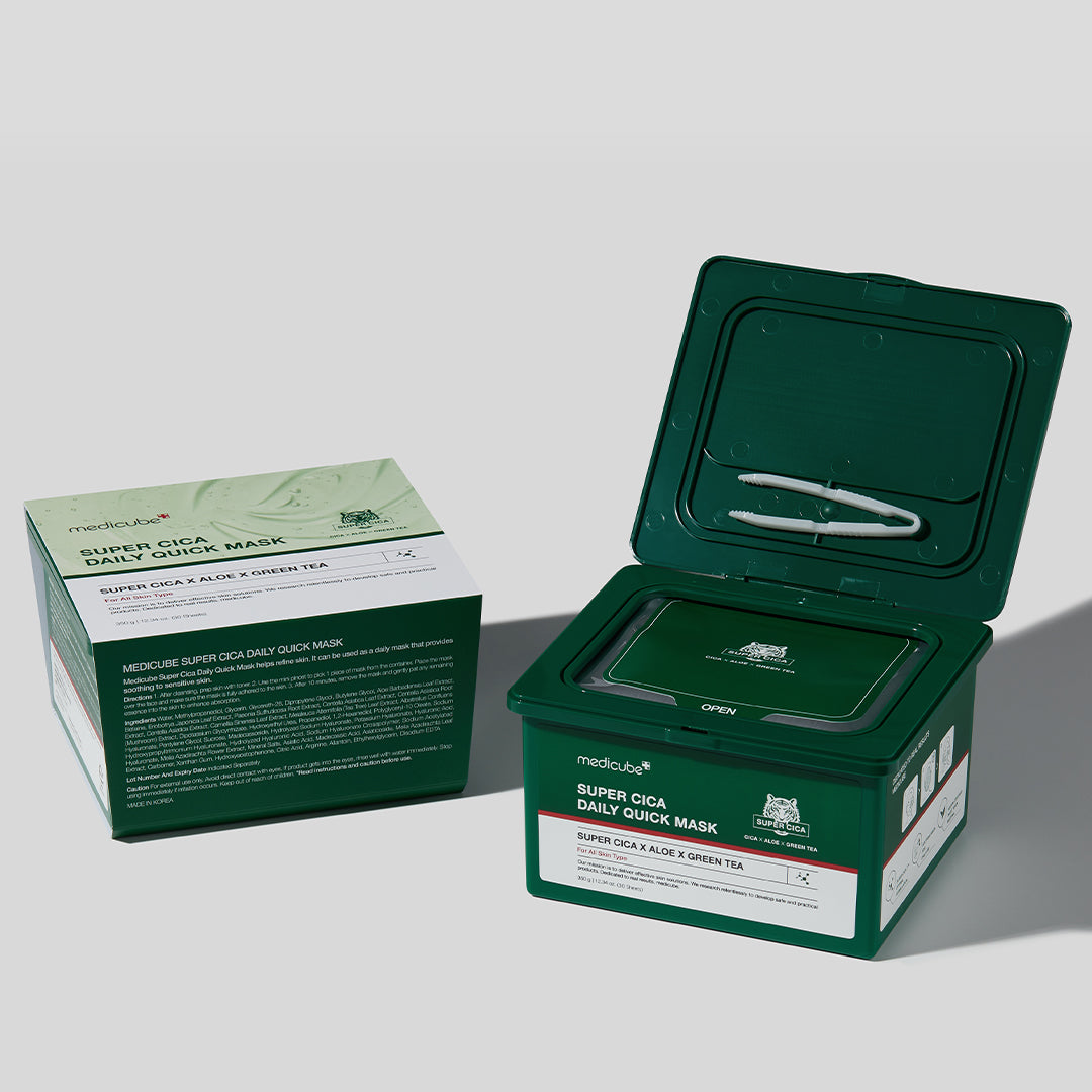Beroligende arkmasker med 88 % centella til daglig brug, 30 stk.