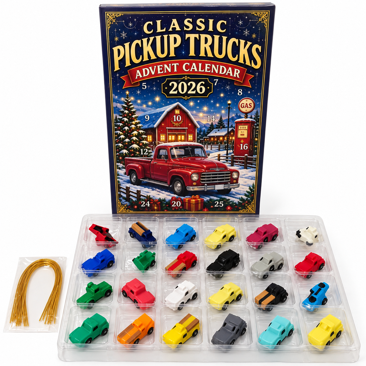 ClassicRide - 24 Dage 3D Klassisk Ride Biler Julekalender