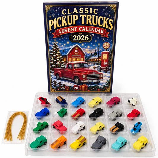 ClassicRide - 24 Dage 3D Klassisk Ride Biler Julekalender
