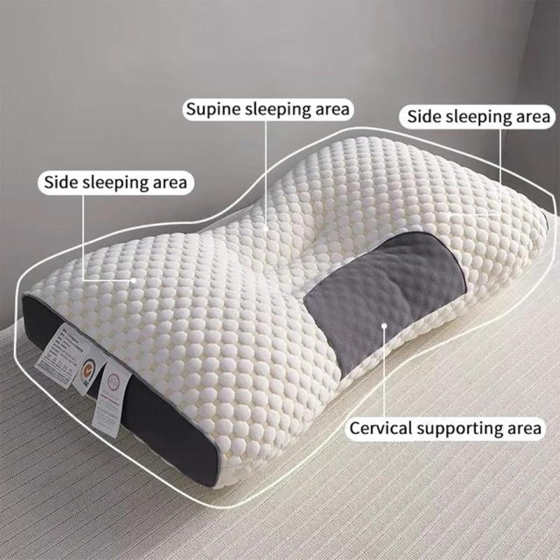 ContourPillow - Nakke Støtte Smerte Lindring Behagelig Søvn Kontur Pude