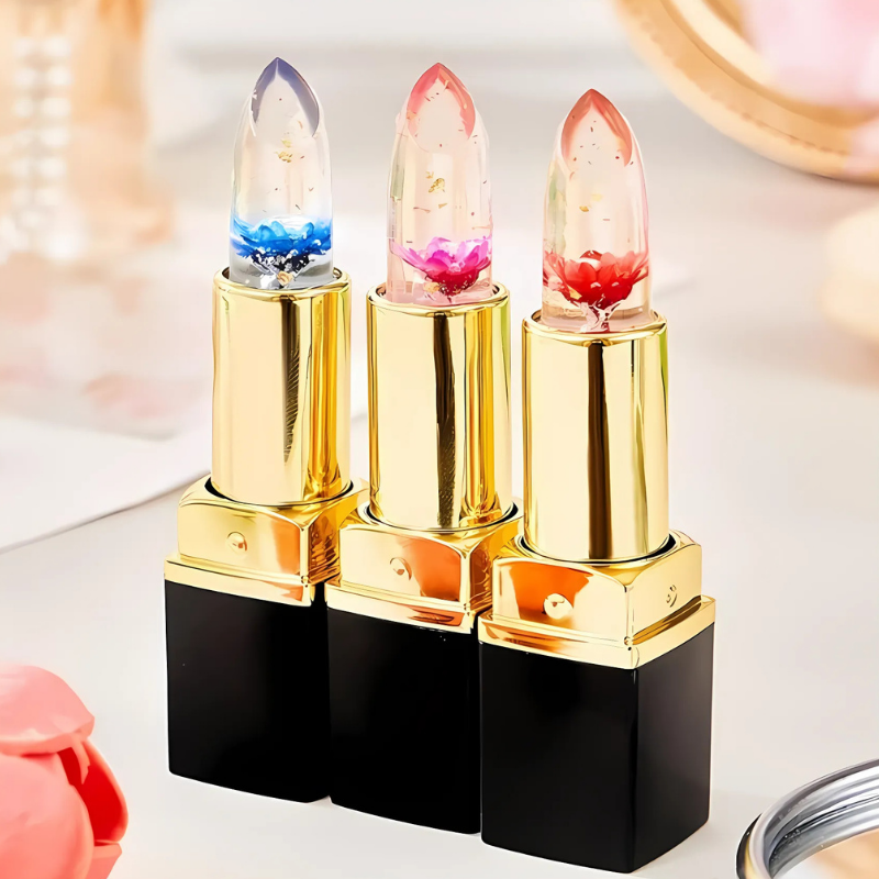 MagicLipstick 1+1 GRATIS - Magisk Glød Farveskiftende Blomst Læbestift