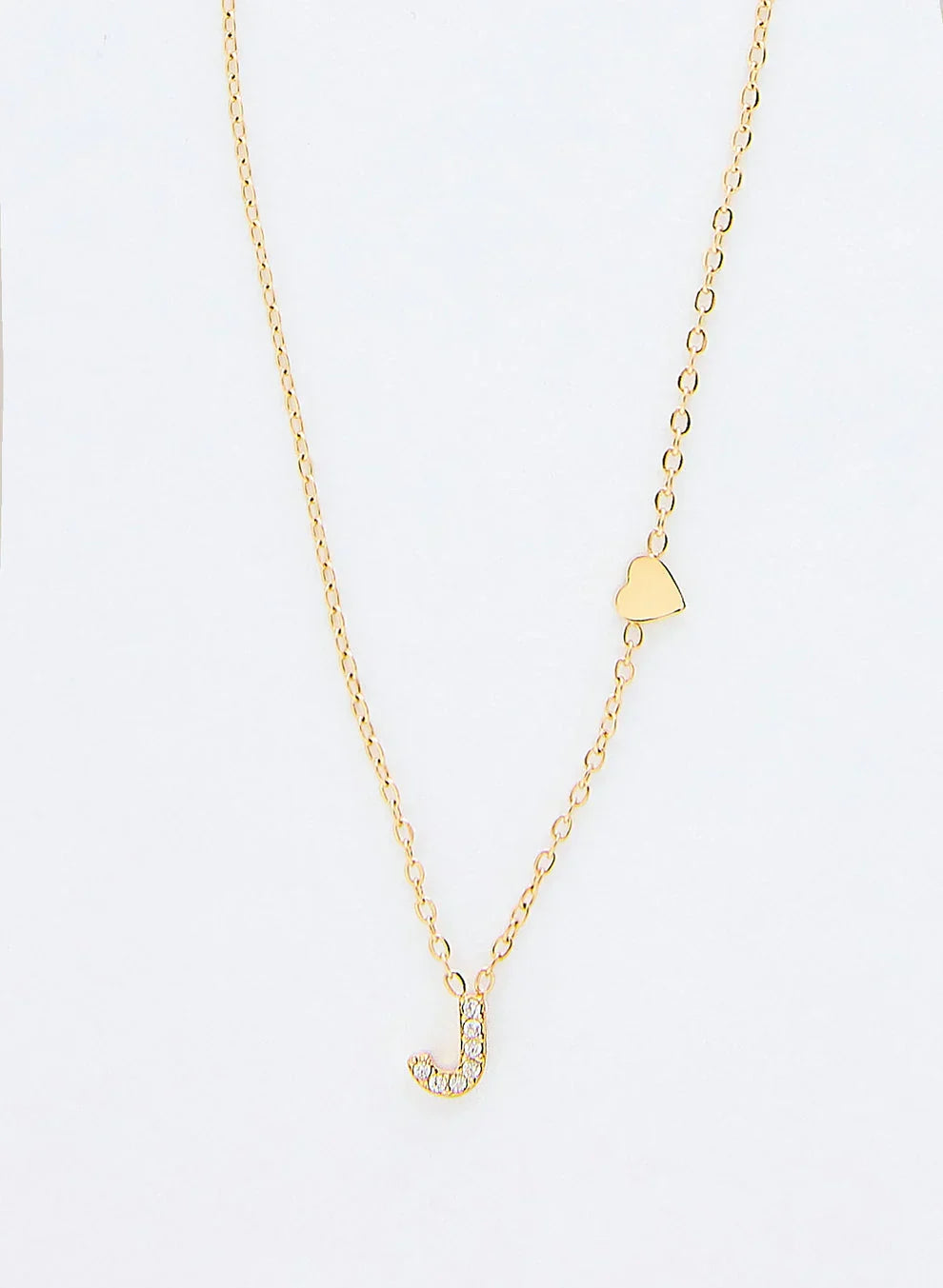 Jewelance™ InitialNecklace: Minimalistisk Mode Initial Bogstav Vedhæng Halskæde