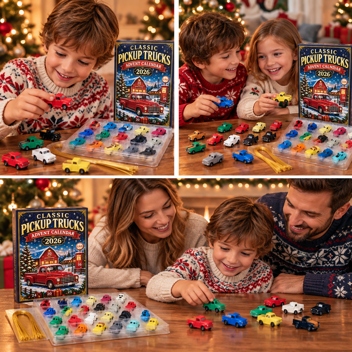 ClassicRide - 24 Dage 3D Klassisk Ride Biler Julekalender