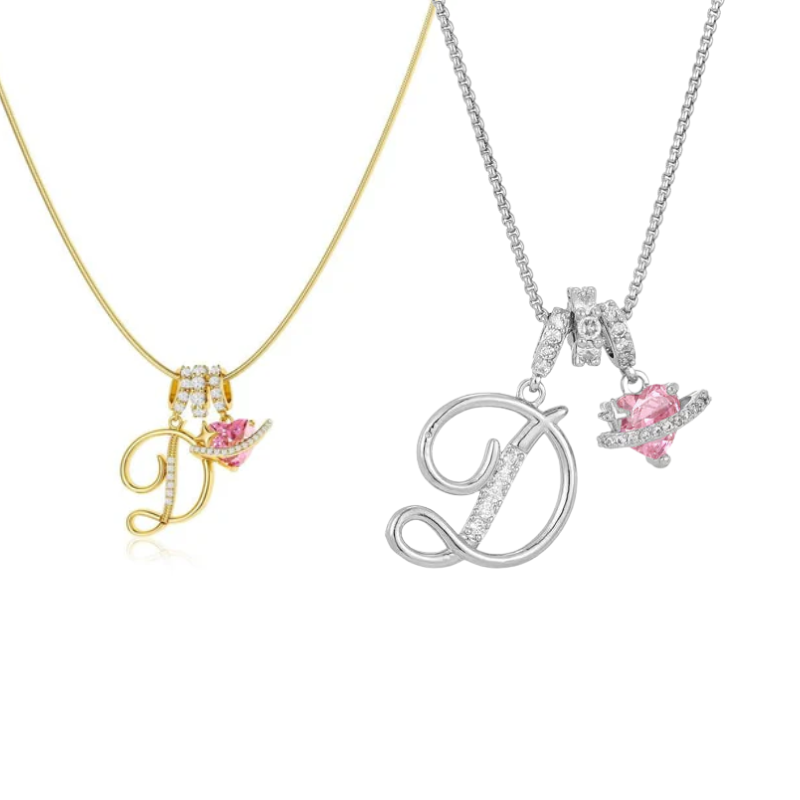 Jewelance™ PendantNecklace 1+1 GRATIS - Elegant Initial Vedhæng Mode Halskæde