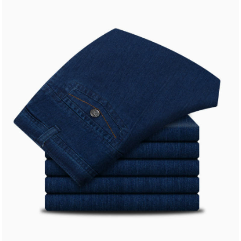 Icone™ RetroJeans: Herres Højtaljede Tilfældig Retro Jeans