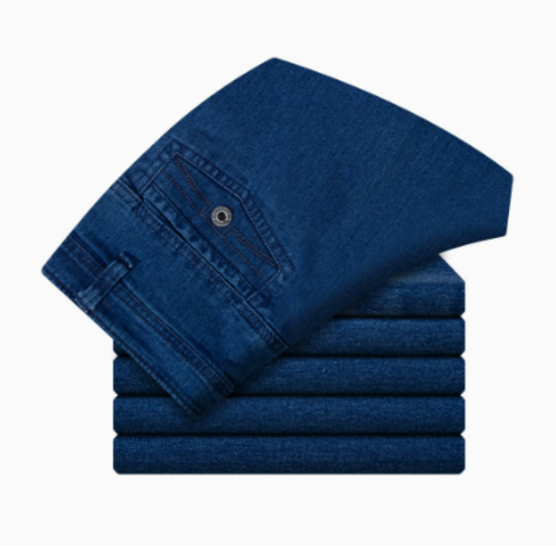Icone™ RetroJeans: Herres Højtaljede Tilfældig Retro Jeans