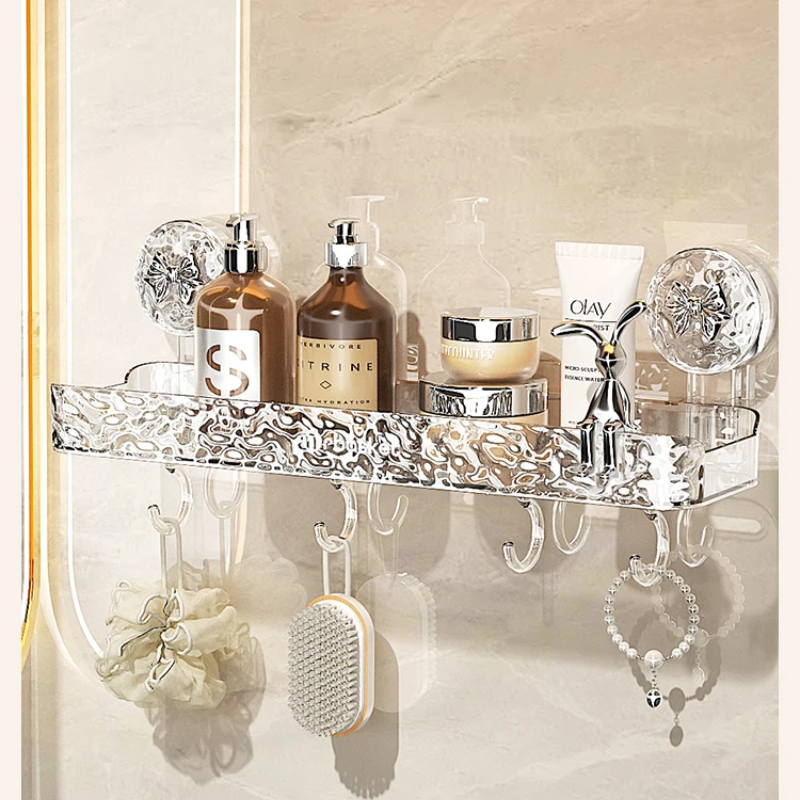 GlideHold® StorageRack: Luksuriøs No-Drill Arrangør Opbevaring Rack