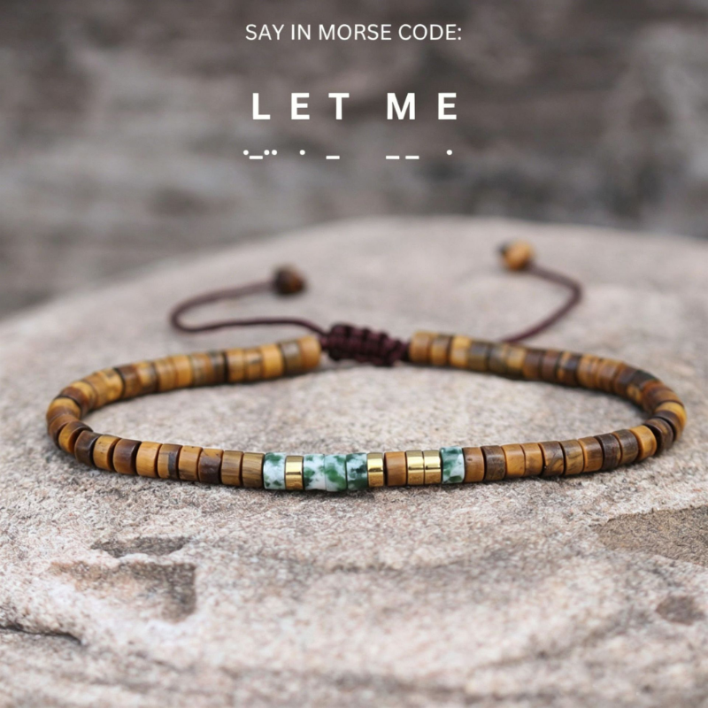 Jewelance™ CodedBracelet 1+1 GRATIS: Stilfuldt Og Meningsfuldt Kodebesked Modearmbånd